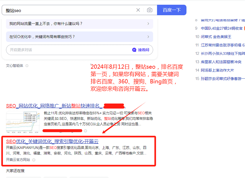 整站seo排名百度第1頁